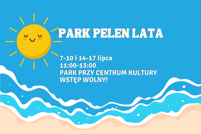 park pełen lata