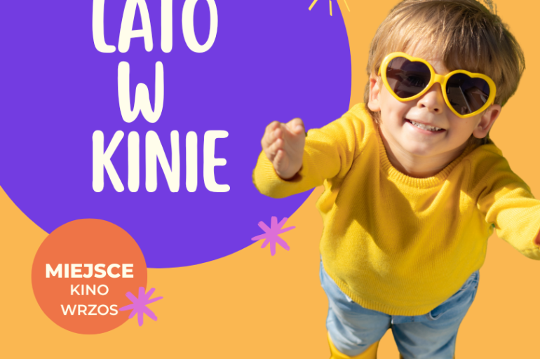 Fioletowy Pomarańczowy i Żółty Zabawny Kolonie Letnie Post na Facebooka