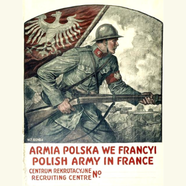 sylwetki żołnierzy