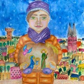 Autor: Paulina Miechowiecka, 17 lat, Sulnowo
Ogólnopolski konkurs plastyczny „Magia Bożego Narodzenia” 2021